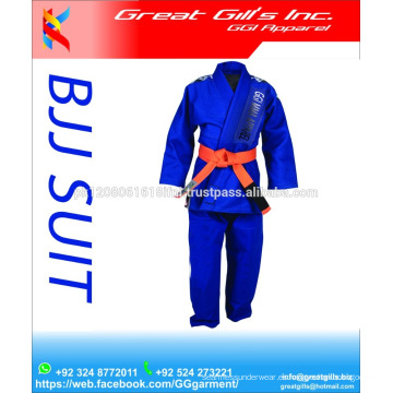 Trajes de Jiu Jitsu Gi / Bjj jiu jitsu al por mayor con logotipos de bordado personalizados a precios económicos